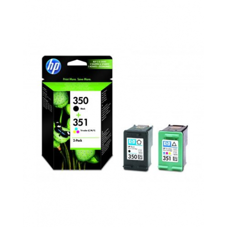 Pack de 2 cartouches originales HP "SD412EE" N°350 et 351