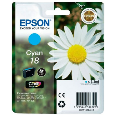 Cartouche originale Epson "T180240" cyan