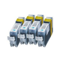 4 Cartouches - Color compatibles Canon PIXMA IP 3600 / 4600 / MP / MX etc. - Cyan