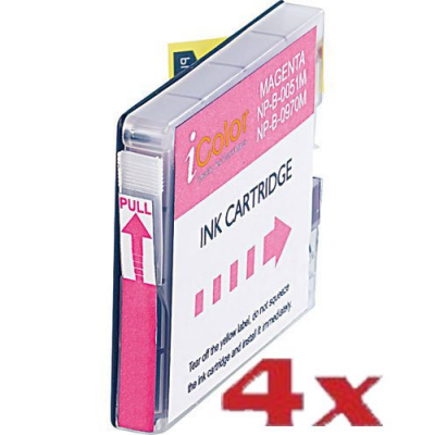 4 x cartouche - Color compatible Brother magenta