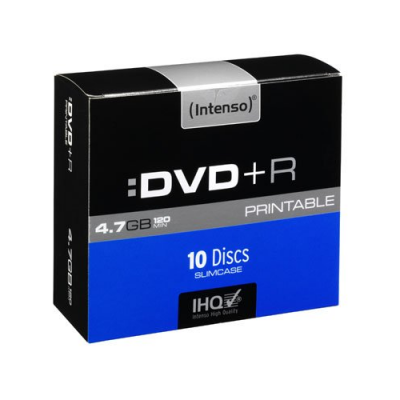 10 DVD+R Imprimable - 4.7 Go - Intenso
