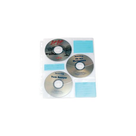 Pochettes de rangement 3 CD - DVD pour classeur