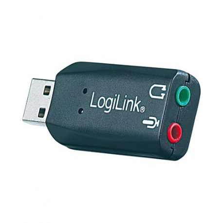 Carte son externe sur port USB - 1 sortie audio + 1 entrée microphone (2 Jack 3,5mm)