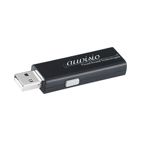 Carte son externe sur port USB + boîtier audio avec kit de transmission audio sans fil