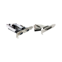 Carte contrôleur PCI Express 2 ports série et 1 port parallèle - DeLock n°89177