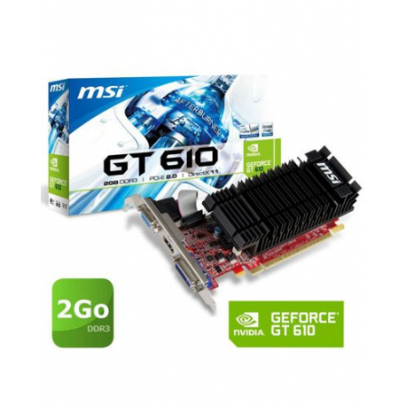 Carte graphique GT 610 - MSI - 2 Go DDR3 dédié