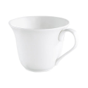 Tasse en porcelaine blanche en forme de coeur