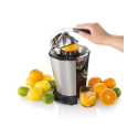 Presse-agrumes partiellement en inox avec passoire fine en acier - 120 W - 116 tours / minutes