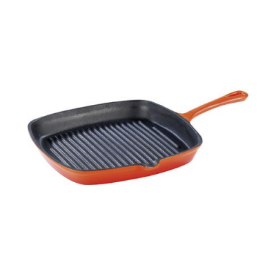 Poêle en fonte rainurée pour griller parfaitement les steaks - 26 cm