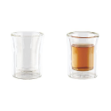 6 verres à shooters double paroi - 4,5 cl