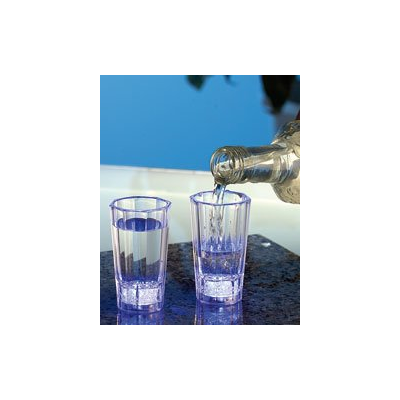 2 verres à schnaps lumineux - 6 cl