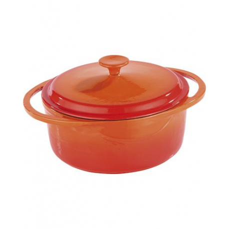 Cocotte de cuisine en fonte - diamètre 25 cm