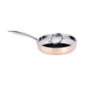 Sauteuse de cuisine en cuivre 24 cm