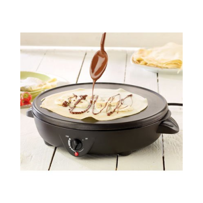 Crêpière électrique Revêtement antiadhésif - 650 W - plaque 23 cm