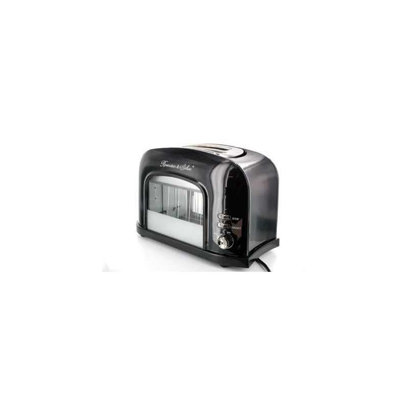 grille-pain toaster avec vitre transparente