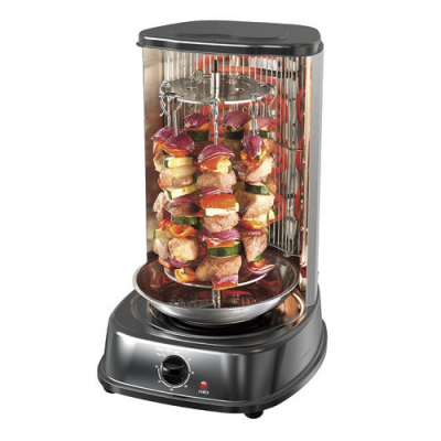 Grill vertical tournant pour pain de viande, kebab, poulet, brochettes, etc. - 2000 W