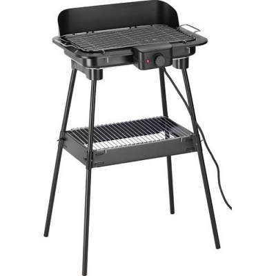 Barbecue électrique de table en acier inoxydable résistant 2000 W