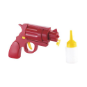 Distributeur en forme de pistolet pour sauces, moutarde, ketchup, etc.