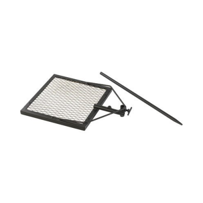 Grille de cuisson avec piquet pour faire son barbecue partout