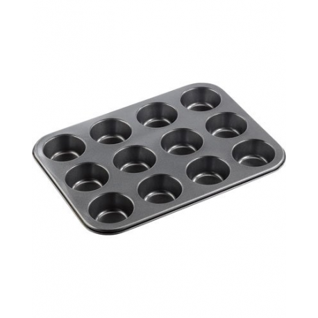 Moule - Plaque de cuisson antiadhésive pour faire des pâtisserie - 12 muffins ou cupcakes