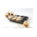 Moule - Plaque de cuisson antiadhésive pour faire des pâtisserie - 12 muffins ou cupcakes