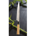 Couteau à viande ultra coupant - Lame en acier Damas - 21,5 cm