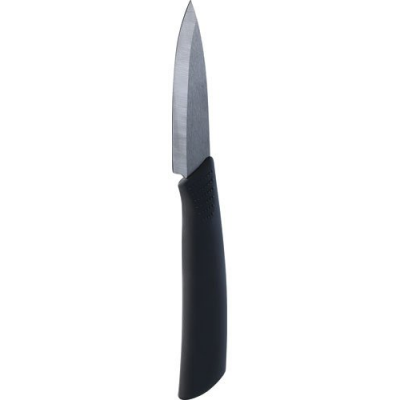 Couteau / éplucheur de cuisine en céramique noire - 8 cm