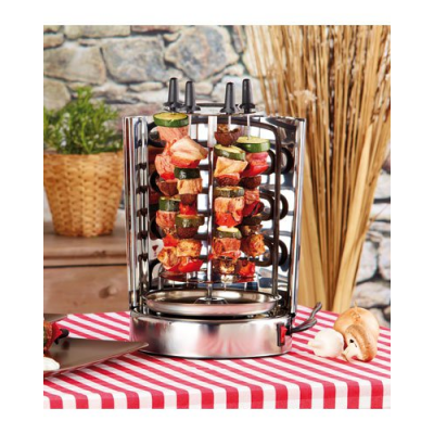 6 broches pour Grill - grillade vertical pour kebab brochettes