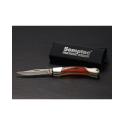Couteau de poche pliant ultra coupant - Lame en acier Damas - 6 cm