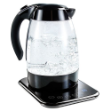 Bouilloire en verre à température réglable avec arrêt automatique - 1,7 L - 2200 W