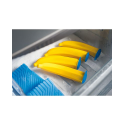 4 moules à glace en silicone en forme de banane