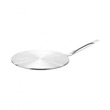 Adaptateur pour plaque à induction Pour casseroles en inox, céramique, verre, alu ou cuivre - Diamètre 24 cm avec manche