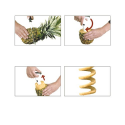 Ustensile pour peler les ananas en plastique