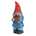 Nain de jardin - Zombie parfait pour Halloween - 28,5 x 10 x 11,5 cm