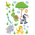 Autocollants - Stickers muraux pour chambre enfants - Afrique