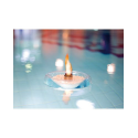 Torche décorative flottante au bioéthanol pour bassin ou piscine