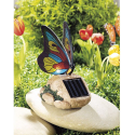 Décoration de jardin à LED - Papillon illuminé fonctionne à l'énergie solaire