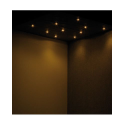 Plafond 10 LED effet ciel étoilé