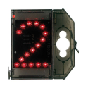 Chiffre lumineuse LED Nombre - Signalisation - ''2'' rouge
