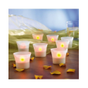 8 Bougies photophores à LED pour ambiance magique et romantique