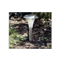 4 lampes de jardin solaires en acier - 20 cm de hauteur