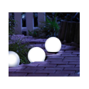 Boule lumineuse d'extérieur pour jardin ou terrasse de 16 couleurs différentes - Diamètre : 9 cm