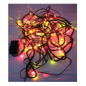 Guirlande d'ampoules 100 LED colorées - Longueur 10 m