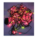 Guirlande d'ampoules 100 LED colorées - Longueur 10 m
