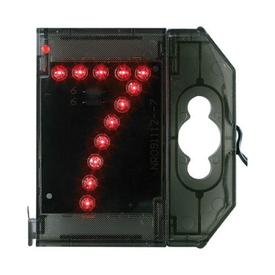 Chiffre lumineuse LED Nombre - Signalisation - ''7'' rouge