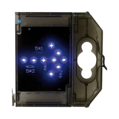 Caractère lumineux LED - Signalisation - Flèche droite Bleu