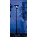 Lampadaire extérieur de jardin solaire 6 LED ultra lumineuses - 1,66 m