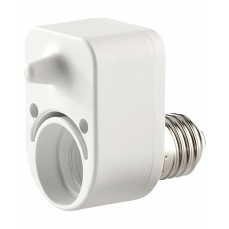 Adaptateur pour lampe E27 pour rajouter un détecteur de mouvement 360°