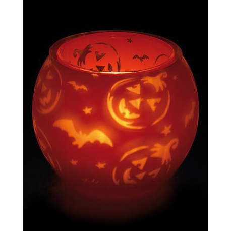 Photophore pour bougie motif Halloween