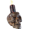 Lampe Halloween en forme de crâne